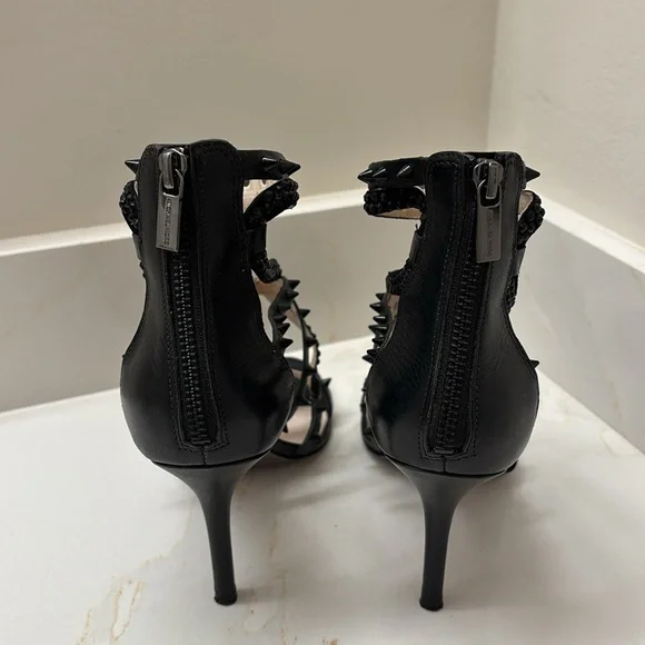 Michael Kors size 8 Larissa studs and jewels strappy heels. - Picture 3 of 7